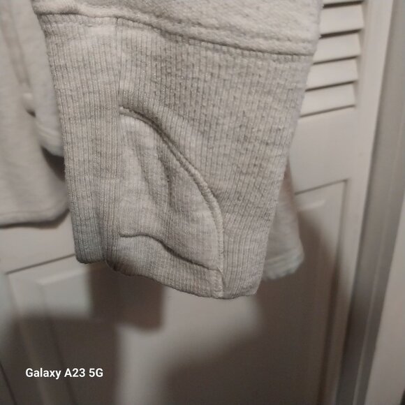 Athleta Girl Light Gray Open Front Cardigan XL/14 - Modal & Spandex Cozycore - Picture 3 of 7